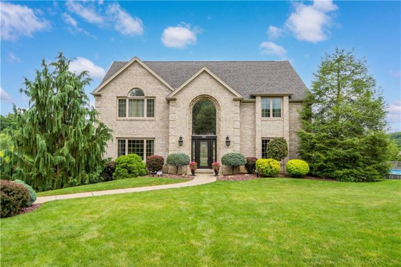 Outstanding curb appeal in this brick home just a minute from Rt. 19 and I 79