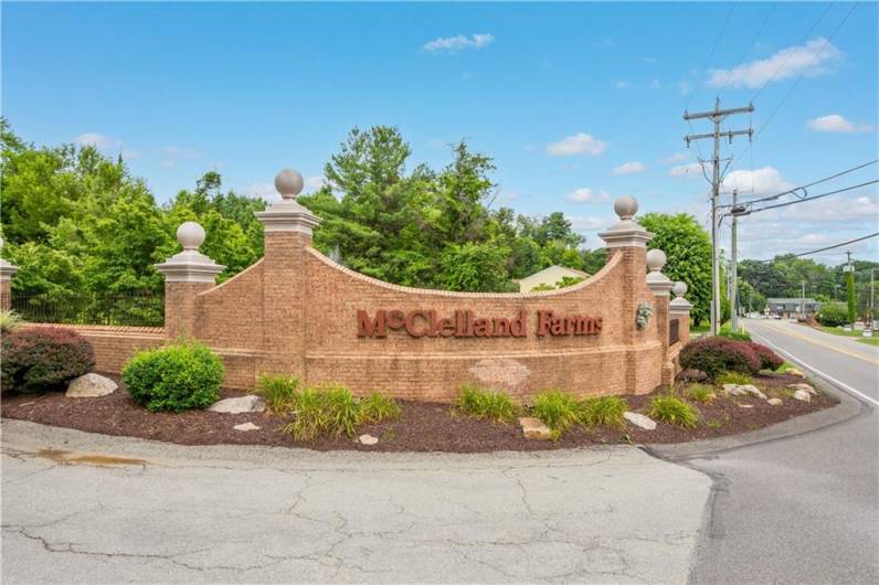 Located in the sought-after McClelland Farms community with a welcoming entrance wall, this home is just minutes from Rt. 19 and offers quick access to I-79. Enjoy super convenient proximity to shops, restaurants, and more.