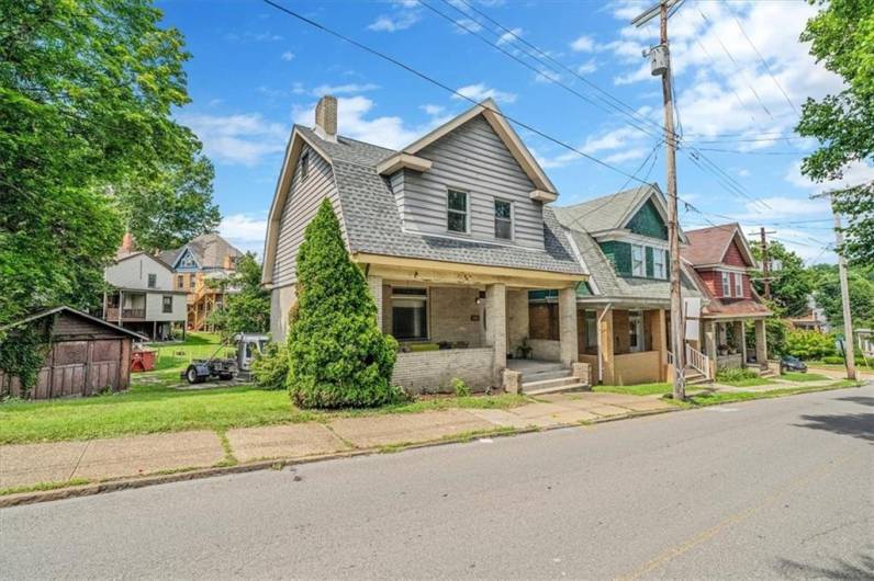 Front of Home, corner lot