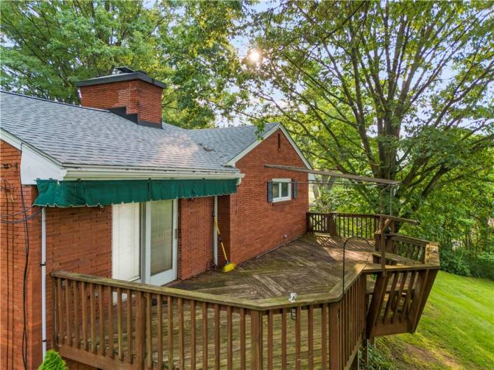 Rear Deck  150 Lakeview Drive