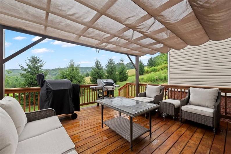 Imagine cooking out and relaxing at the end of a long day while overlooking the the private views beyond.