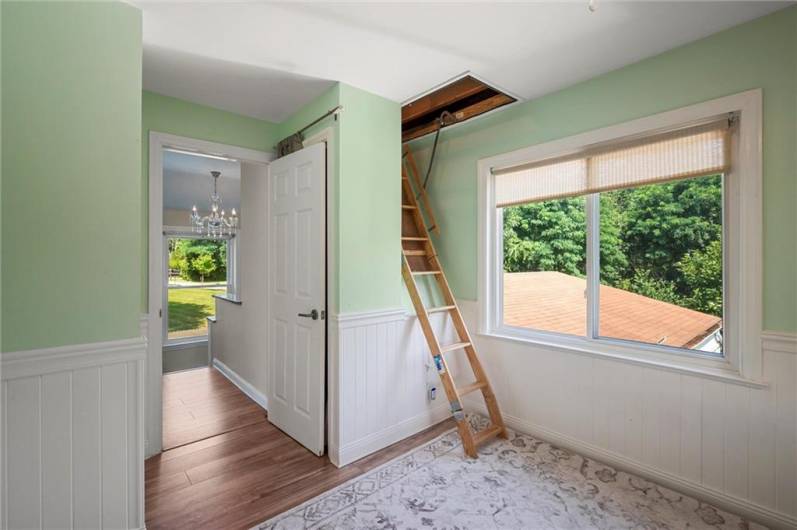 Your own private attic access