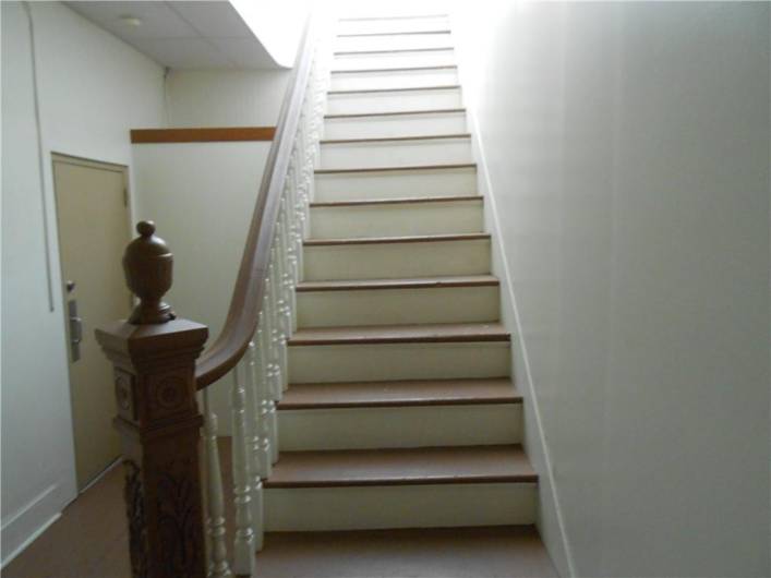 Stairs to apartment