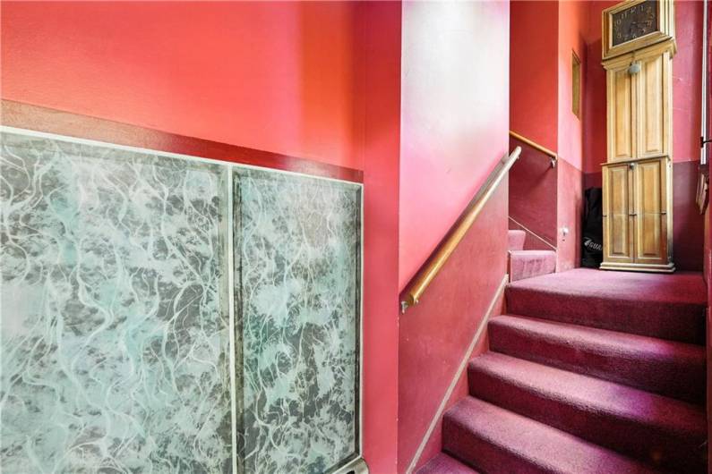 Steps to other apartments