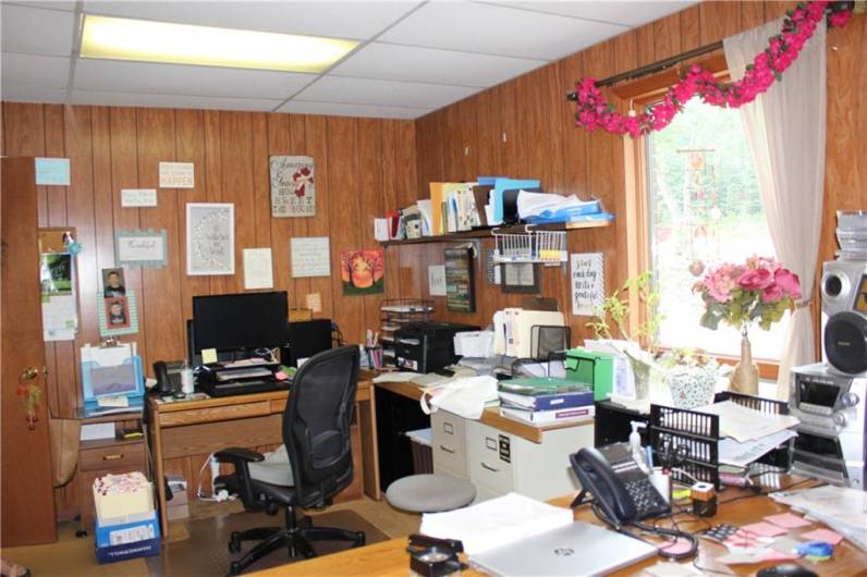 Large management office for multiple people if desired.