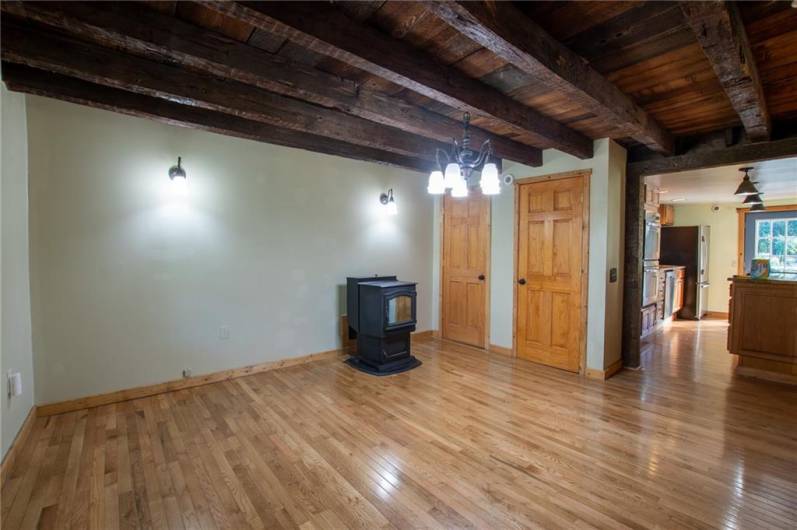 Spacious dining room