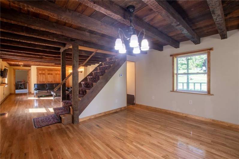 Doorway leads to basement wine cellar