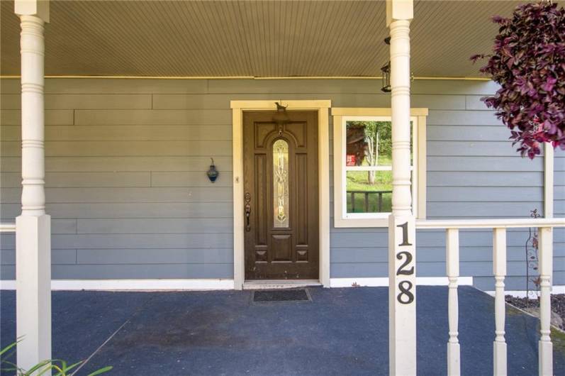 Great porch for a swing or rocking chairs