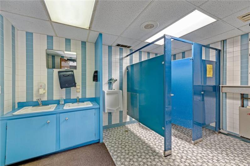 Machine facility bathroom