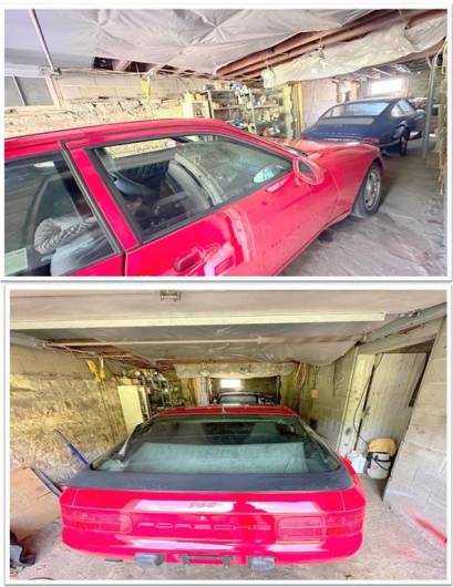 TWO CAR TANDEM GARAGE: The owner is a car collector, on this property he stores two here in the garage, three fit under the carport, and three in the Barn. There is also a parking concrete area off the driveway.